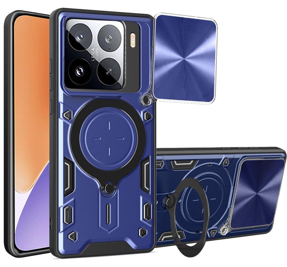 Techsuit CamGuard Pro Back Cover Hülle für Xiaomi 15 - Blau