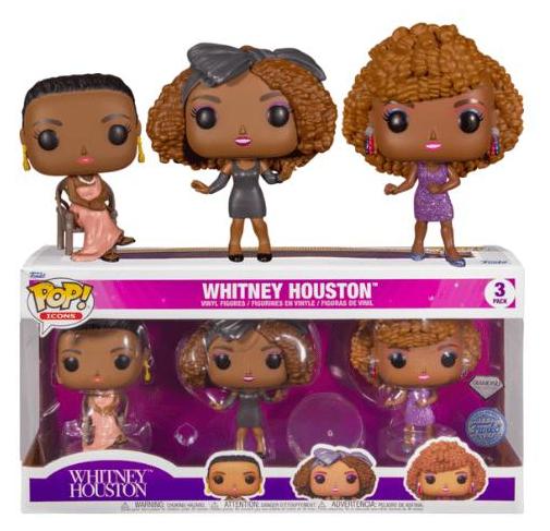 Funko Pop! Ad Icons: Whitney Houston - Whitney Houston (Diamond) - 3 pack Special Edition