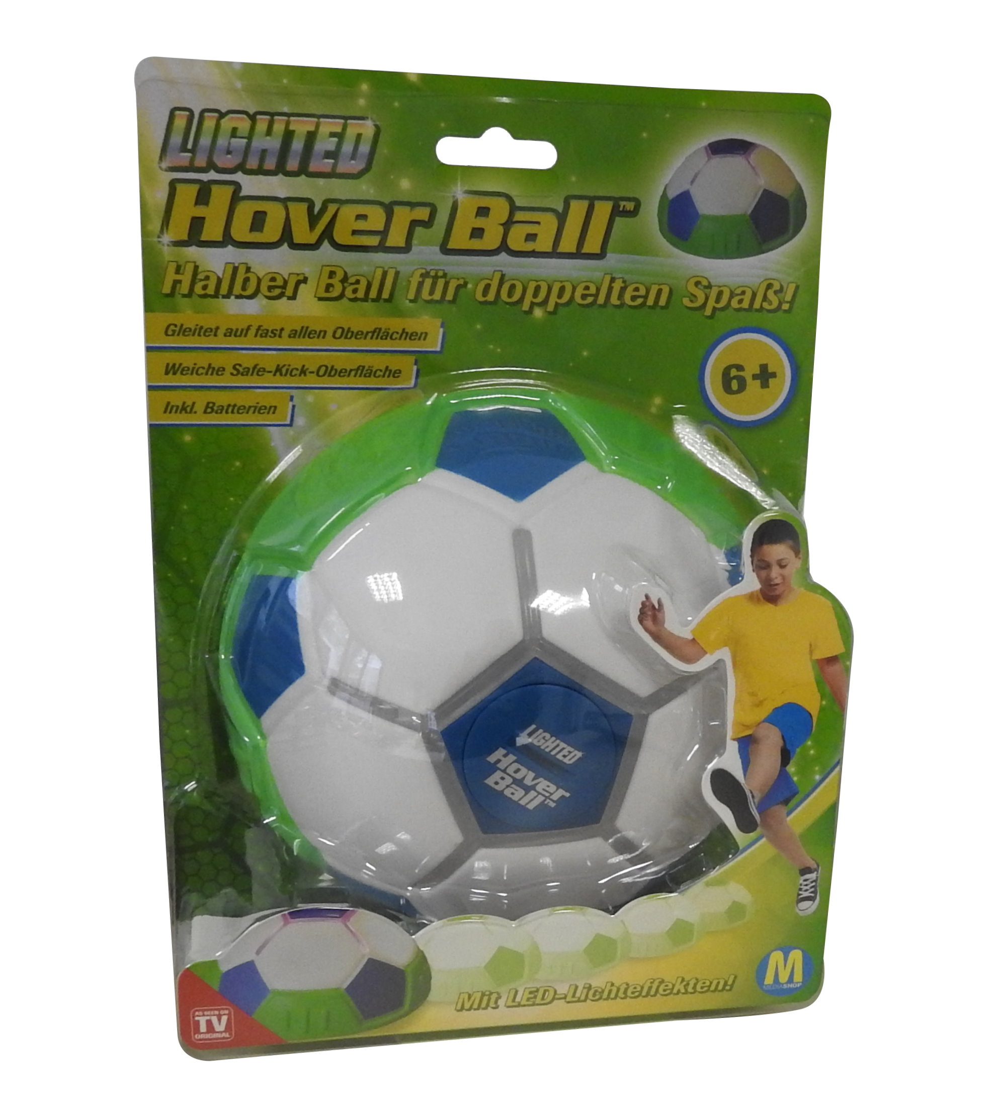 Baztoy Air Power Fußball Hover Power Ball Indoor Fußball mit LED Beleu –