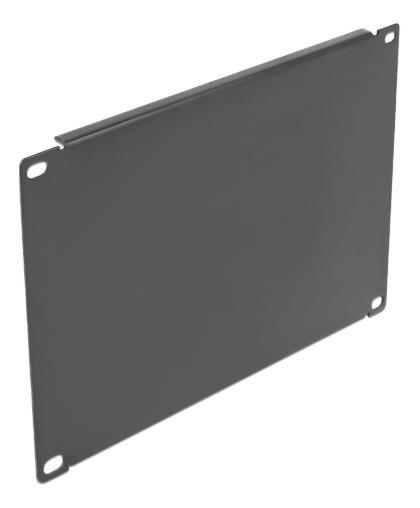 DELOCK 10" sieťový kryt skrine 4 U čierny