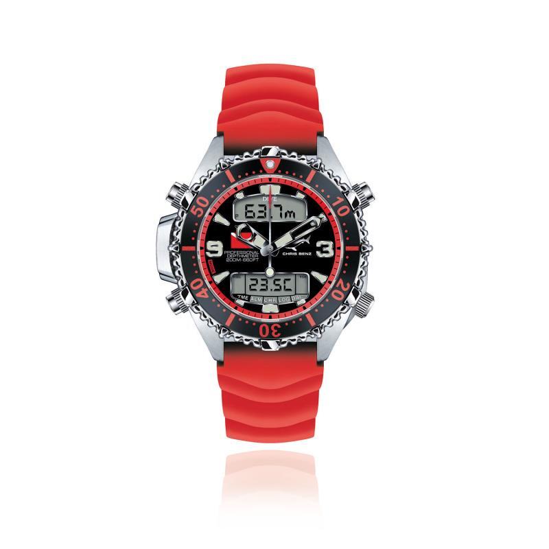 Chris Benz Hodinky pre ženy, mužov a ženy CB-D200X-R-KBR