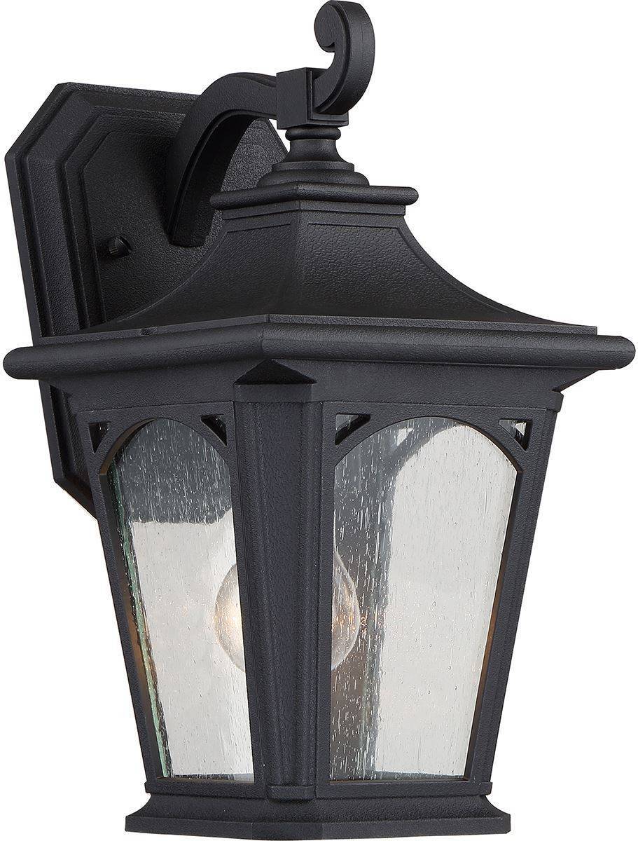 Elstead Lighting Bedford Außenwandleuchte, schwarzer Mystiker, kleines Modell QZ/BEDFORD2/S