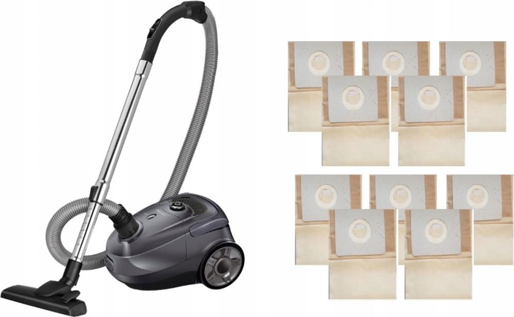 MPM Mod-180 850W Staubsauger Mit Beutel, Leistungsregulierung Und 5-Stufiger Filterung