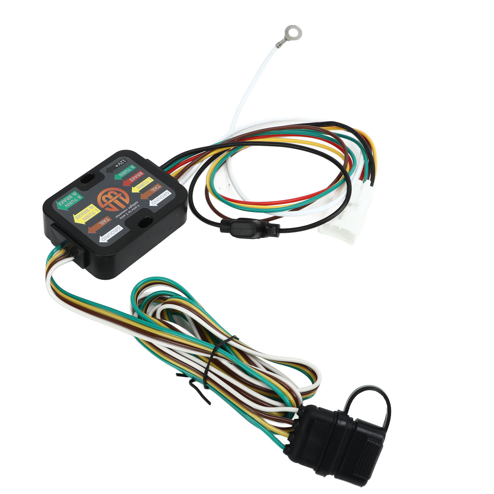 Cocosity Trailer Wiring Harness,4 Pin Trailer Wiring Harness,Trailer Wiring Connector,56040,4 Way Flat Trailer Wiring Connector,Trailer Wiring Harness Replacement for Subaru
