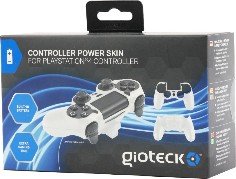 Napájacia koža na ovládač biela pre Sony PS4