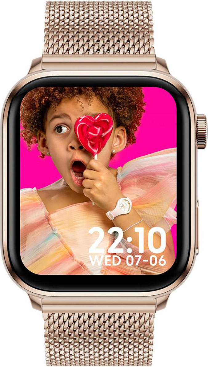 Hodinky Ice-Watch 024304 Smartwatch ICE Smart 3.0 v ružovo-zlatej farbe s milánskym náramkom