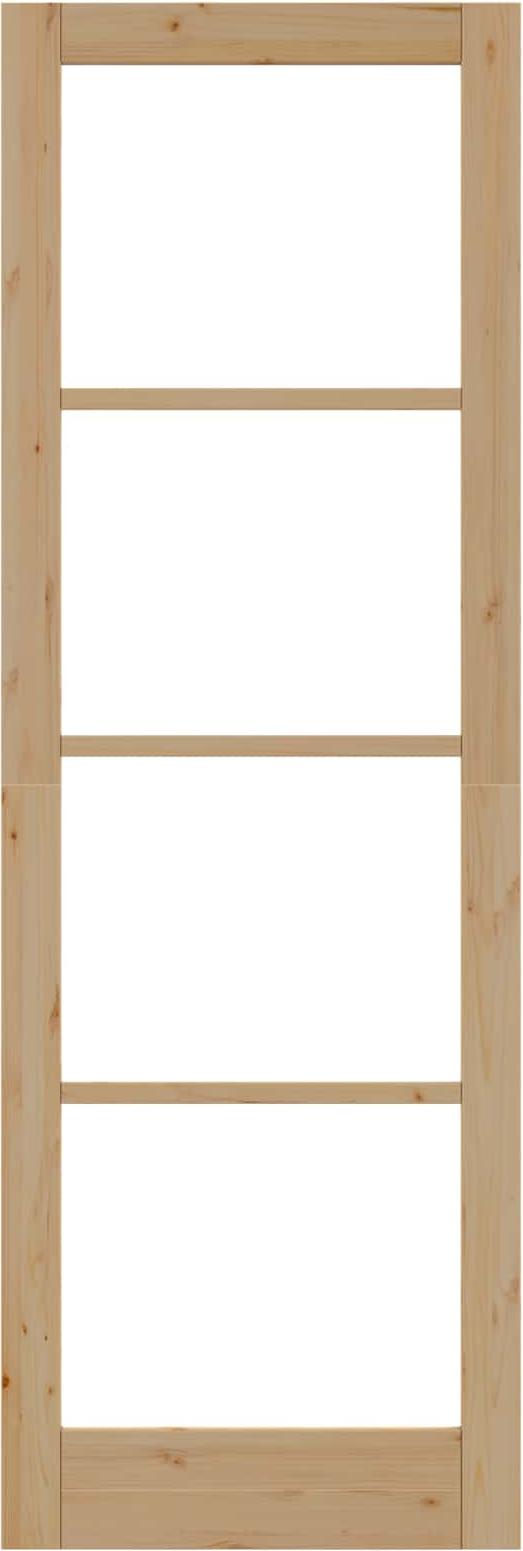 vidaXL Interior Tür ORKDAL Braun 78 x 232 cm 4102691