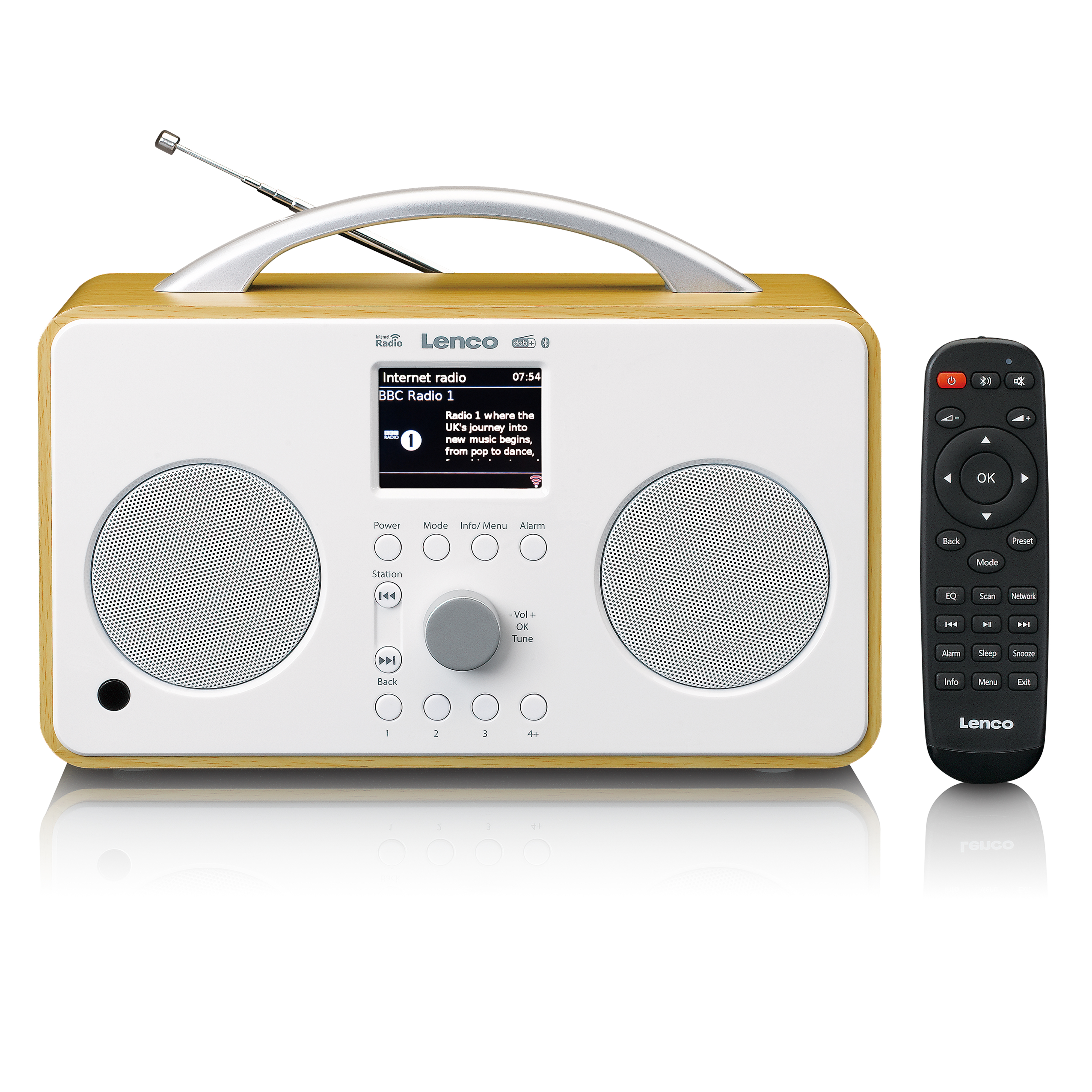 Lenco PIR-645WH - Internet / DAB+ FM Radio