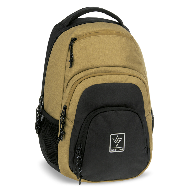 Ars Una Studentenrucksack Dune AU2, sandig-schwarz, uni