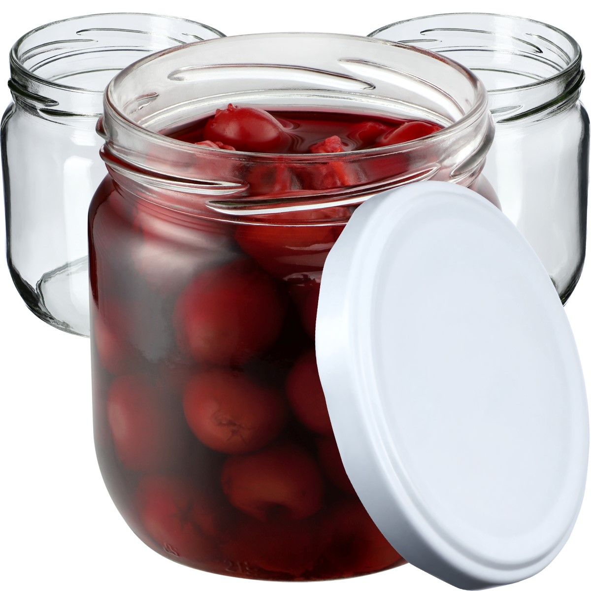 KADAX 20 piccoli barattoli per conserve da 300 ml, in miniatura per