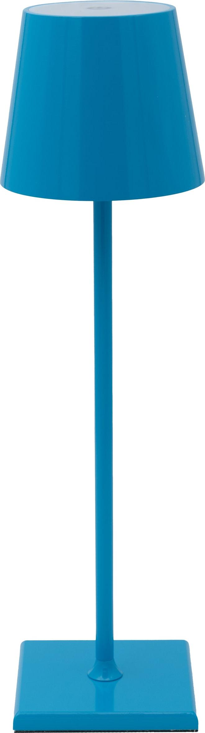 Luxus - Tischlampe Touch Deluxe - Fleur - Blau - H37 x Ø10 FLEUR_BLUE