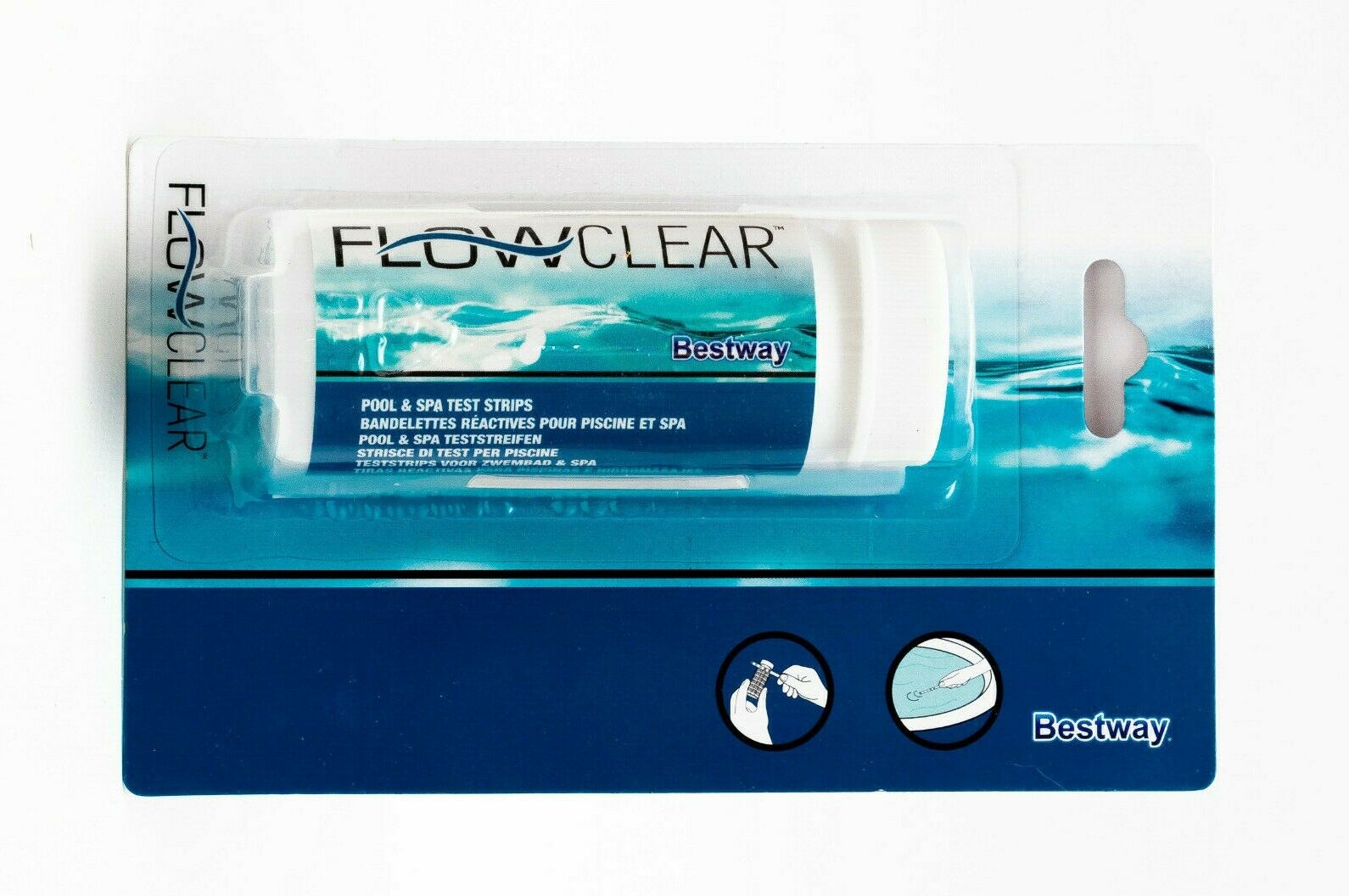 Bestway Pool pH Chlor Wert Tester Wassertester 3in1 Whirlpool Teststreifen Pooltester 58142