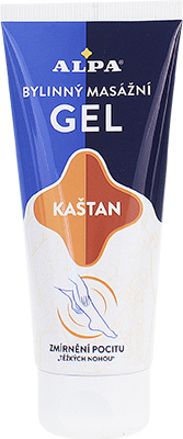 Alpa Gaštanový bylinný masážny gél 100 ml