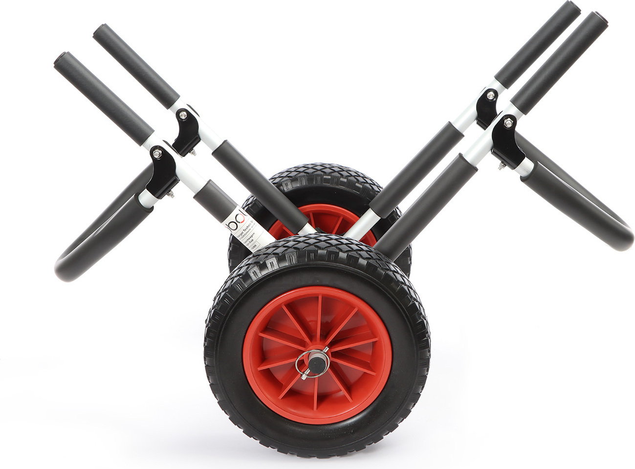 Toboli skladací vozík na prepravu SUP dosiek, kanoe a kajakov do 45 kg, vozík na surfovanie s polstrovaním aPolyuretánkolieskami, priestranný vozík na SUP 73 x 45 x 60 cm, hliníkový vozík na SUP