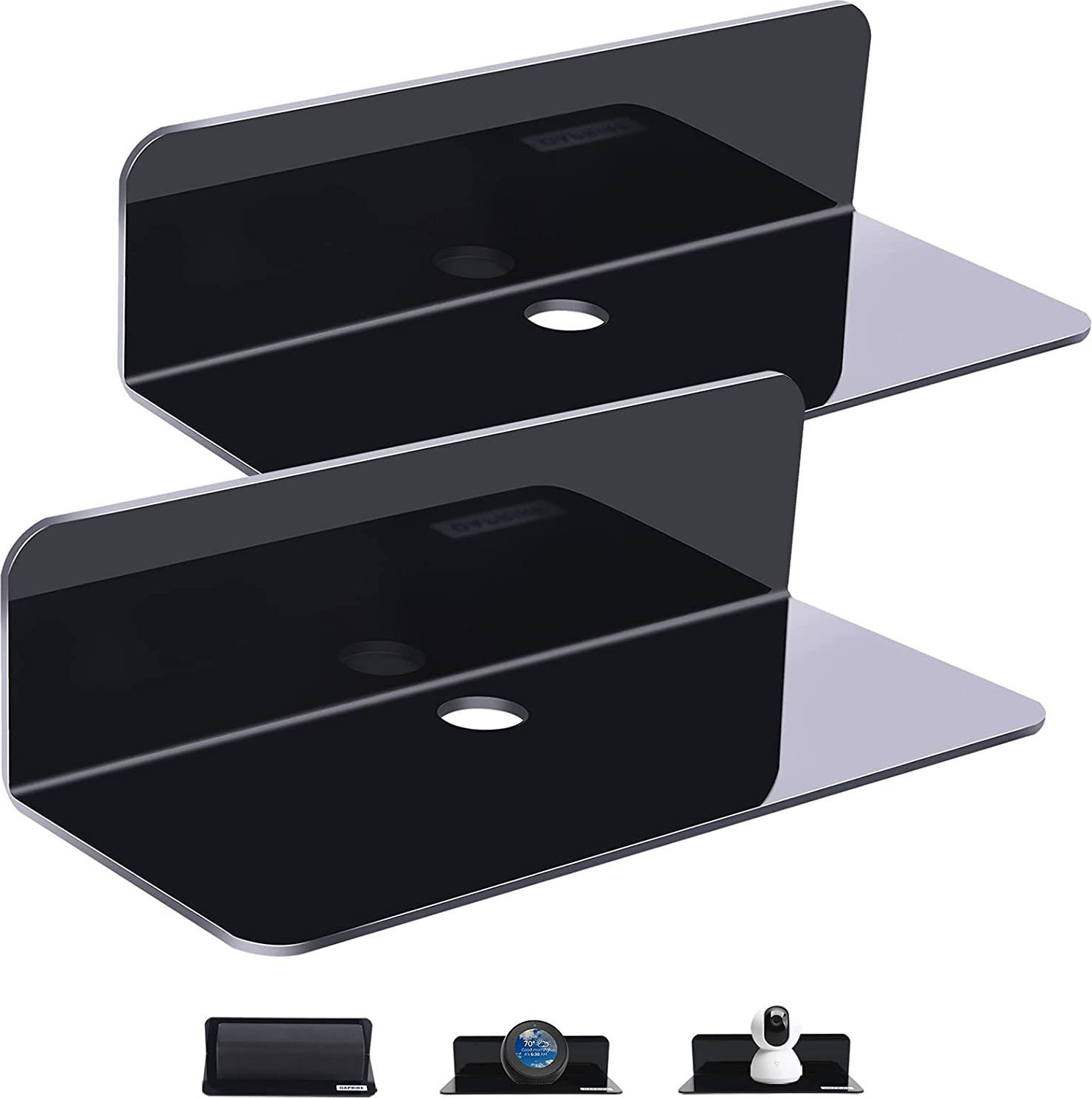 Mmgoqqt OAPRIRE Schwebende Wandregale aus Acryl, 2er-Set, beschädigungsfrei Kau-QY-LA-ZL-20241126-1817