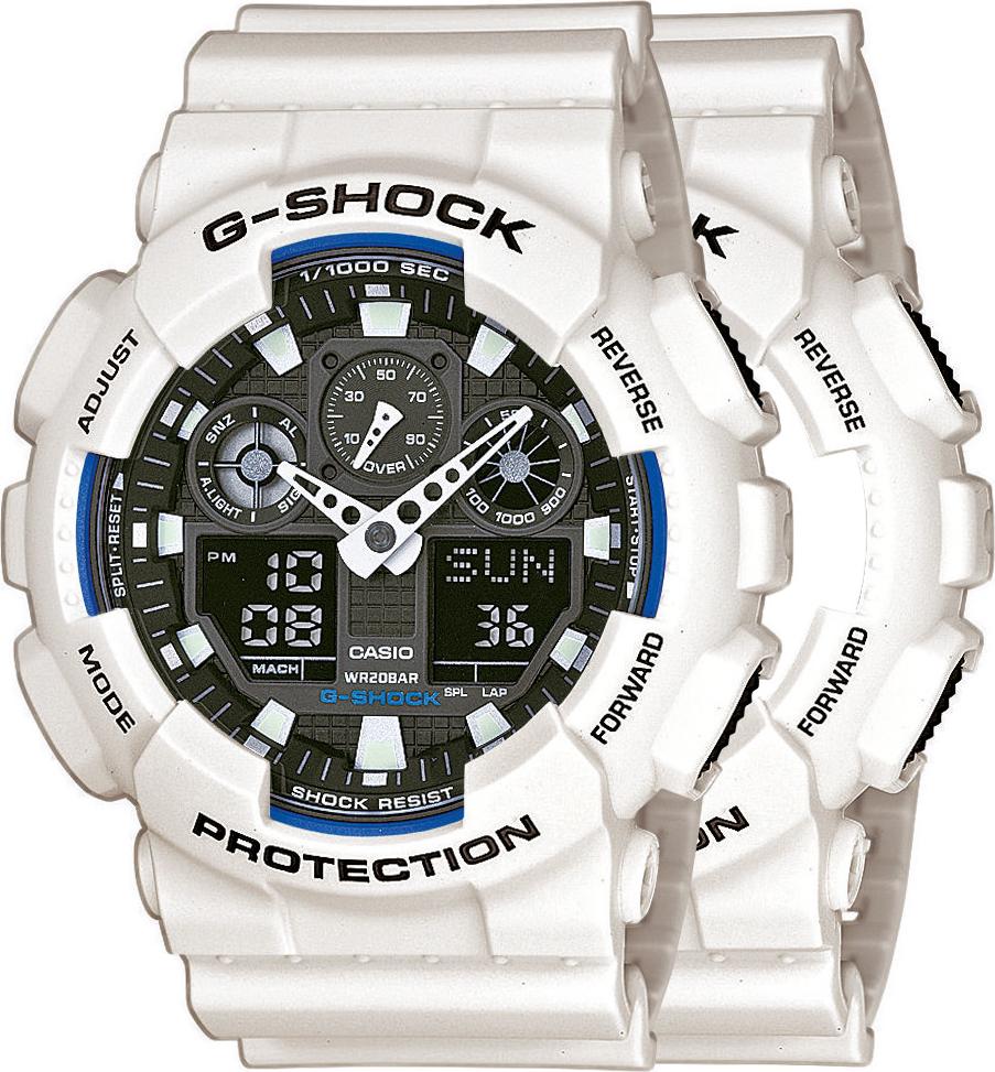 Hodinky Casio G-Shock SET GA-100B-7AER + BEZEL 10395292 + PÁS 10395227 20BAR