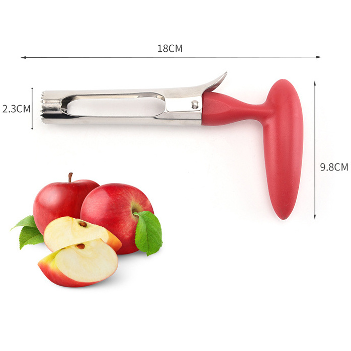 Menge: 1 Stück FMprofessional Apfelentkerner 22 cm CHEF, Farbe: Edelstahl/Schwarz