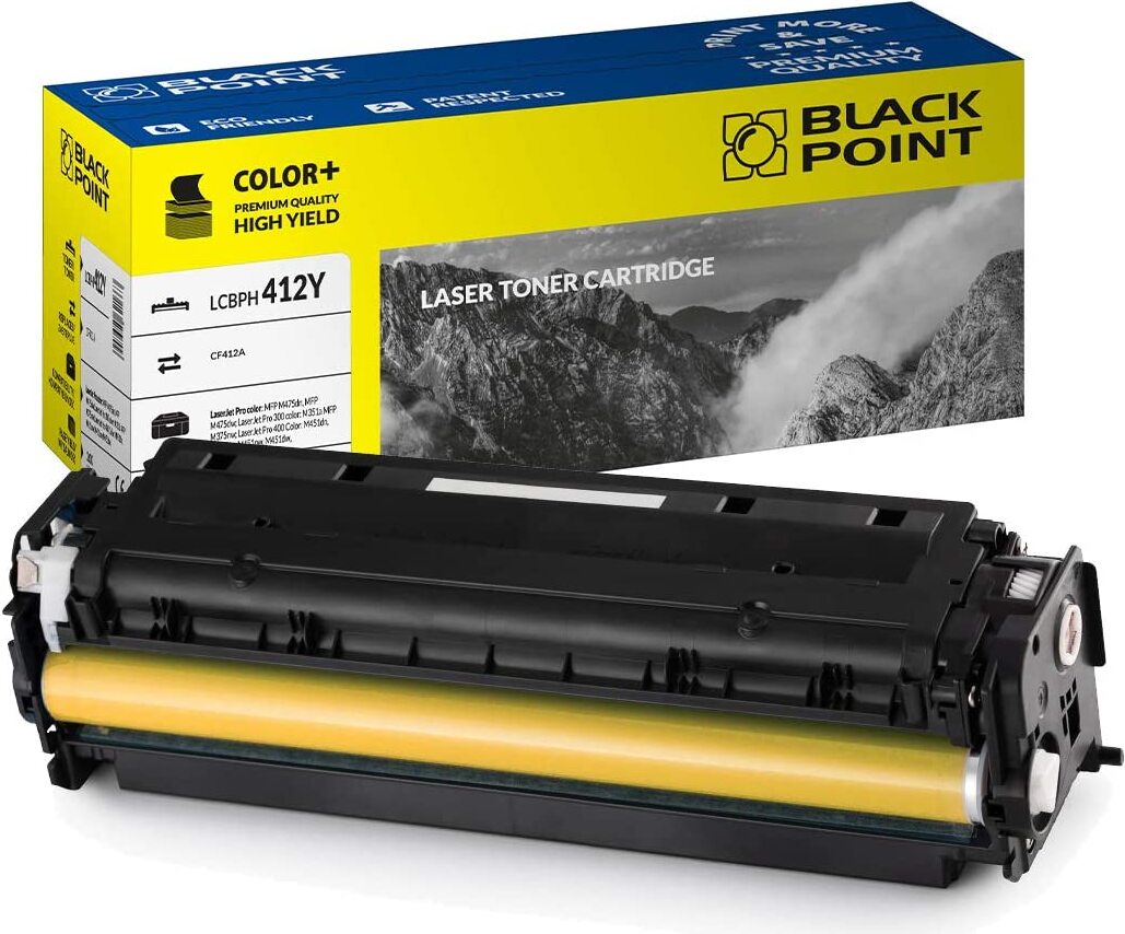 Toner kompatibilný s CE412A - žltý - pre HP Laserjet Pro Color: MFP M475dn, MFP M475dw; Laserjet Pro 300 Color: M351a MFP M375nw; Laserjet Pro 400 Color: M451dn, M451nw, M451dw - s