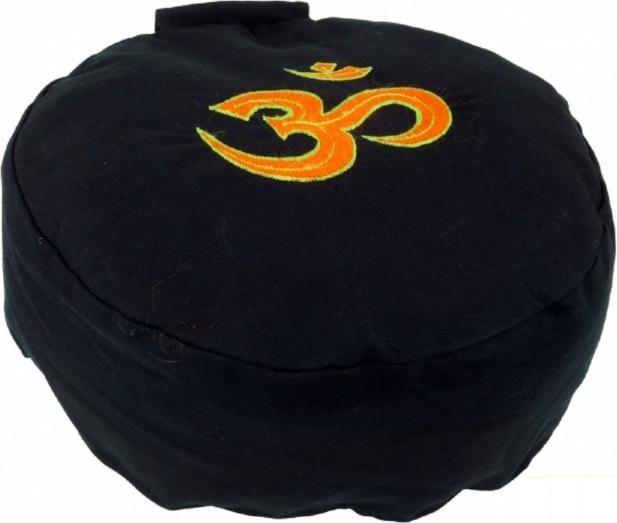 artasia – Franz Xaver Hauber – Einzelkaufmann Meditationskissen Om, Dinkelfüllung 30322_Guru