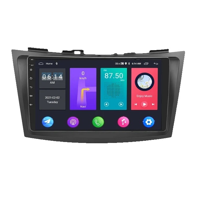 Autorádio, kompatibilita so systémom Android 11, kabelloses Carplay, 2 32G 12led kamery