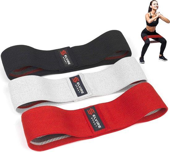 Famanu Widerstandsbänder Set für Fitness - Stoff Widerstandsbänder für Gesäß, Hüfte und Beine SHSHOP