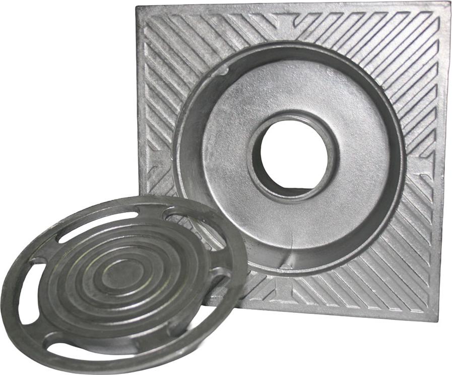 Fun & go évacuation de terrasse en aluminium, classic, 10 x 10 cm