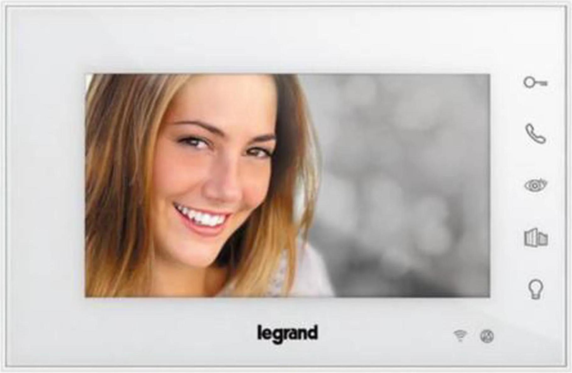 Legrand 7 Wi‑Fi‑Innenmonitor 369425, weiß, 1 Stk.