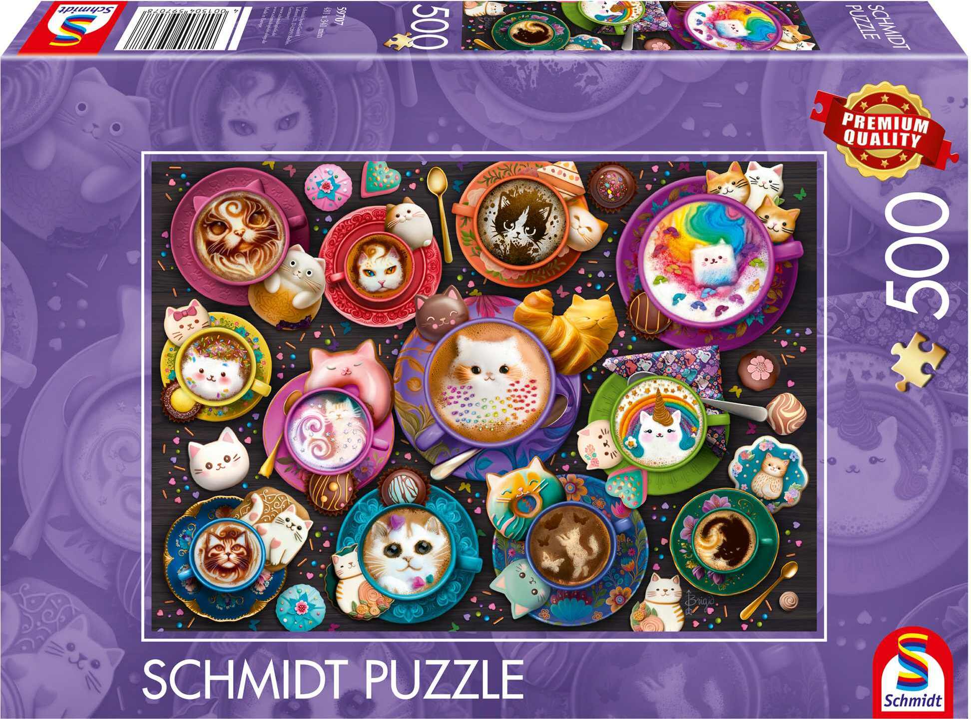 Schmidt Spiele SCHMIDT Kaffee-Gewü rz-Puzzle 500 Teile 59707