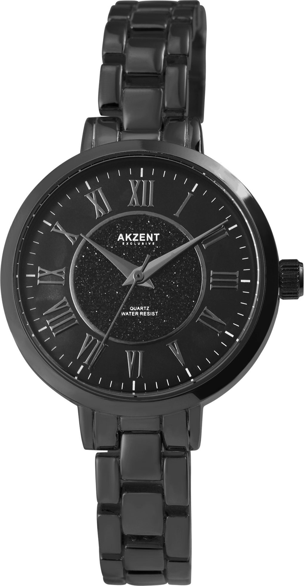 Akzent Exclusive Damenarmbanduhr mit Metallarmband