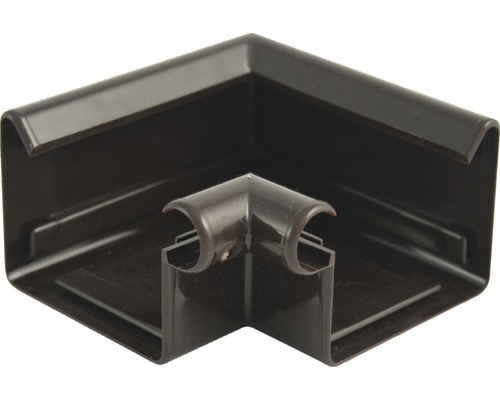 Marley Rinnenwinkel NW 70 mm, Innenecke, 90°, Kastenform, braun