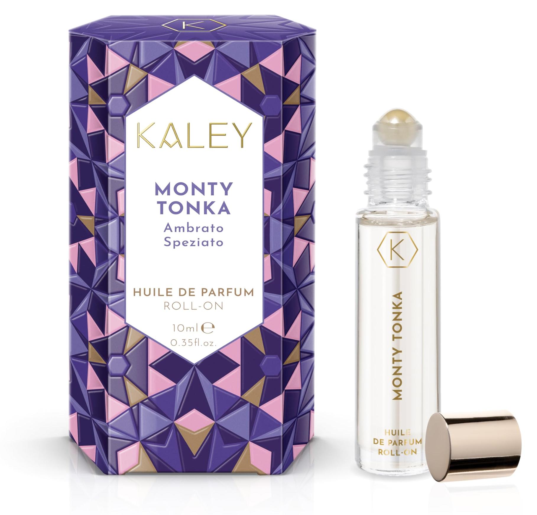A ATHENA'S KALEY Kaley | Parfüm in Öl Roll On Monty Tonka 10 ml – bernsteinfarbener und würziger