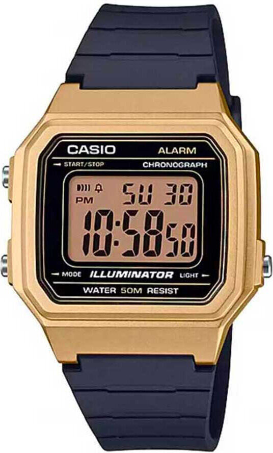 Casio Digitálne hodinky Bola čierne zlato One size