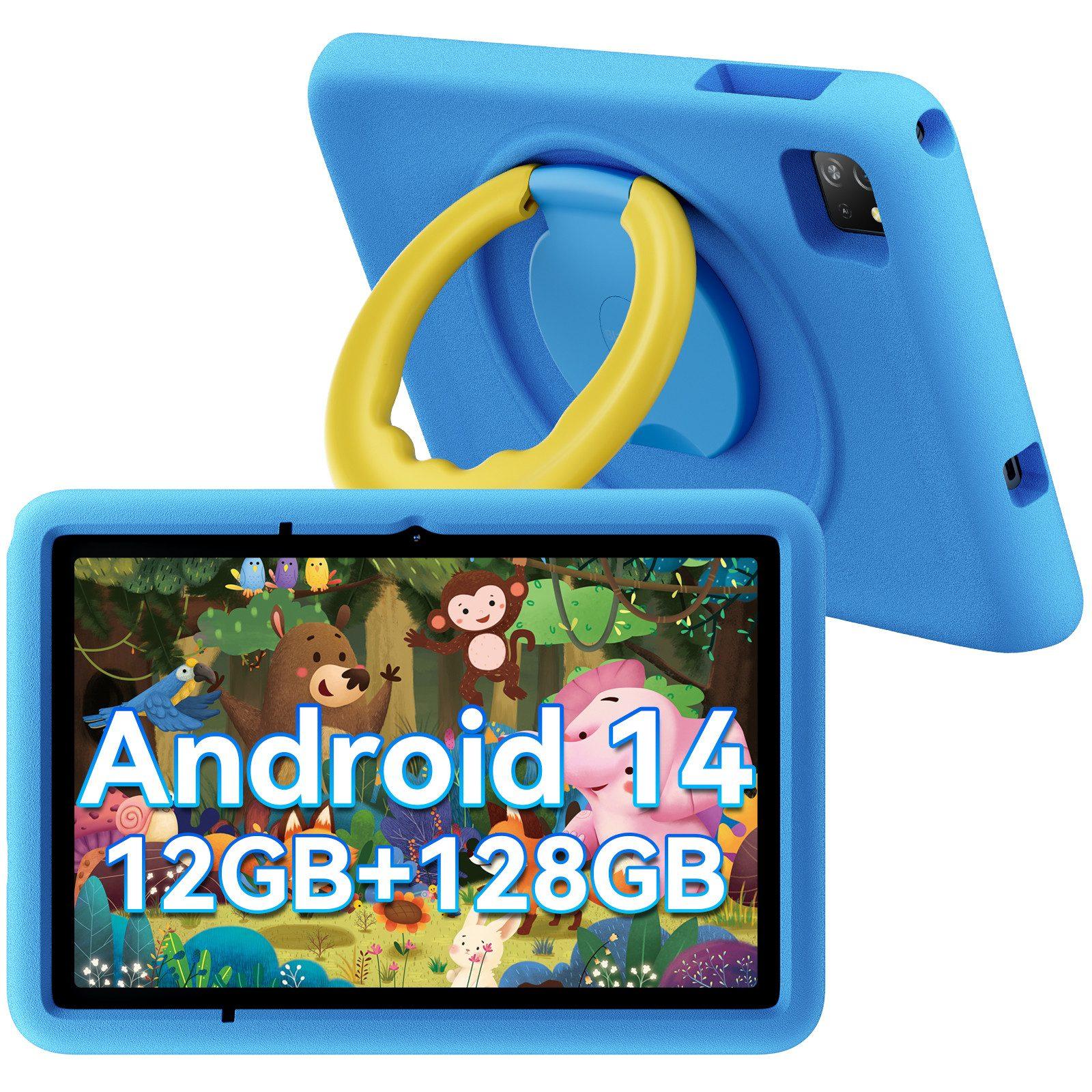 Blackview TabA6Kids Kinder Tablet Android 14 ,12GB RAM+128GB ROM(1TB TF) Octa Core Tablet für Kinder, 10 Zoll HD 1280*800, Widevine L1, 5100mAh,AI