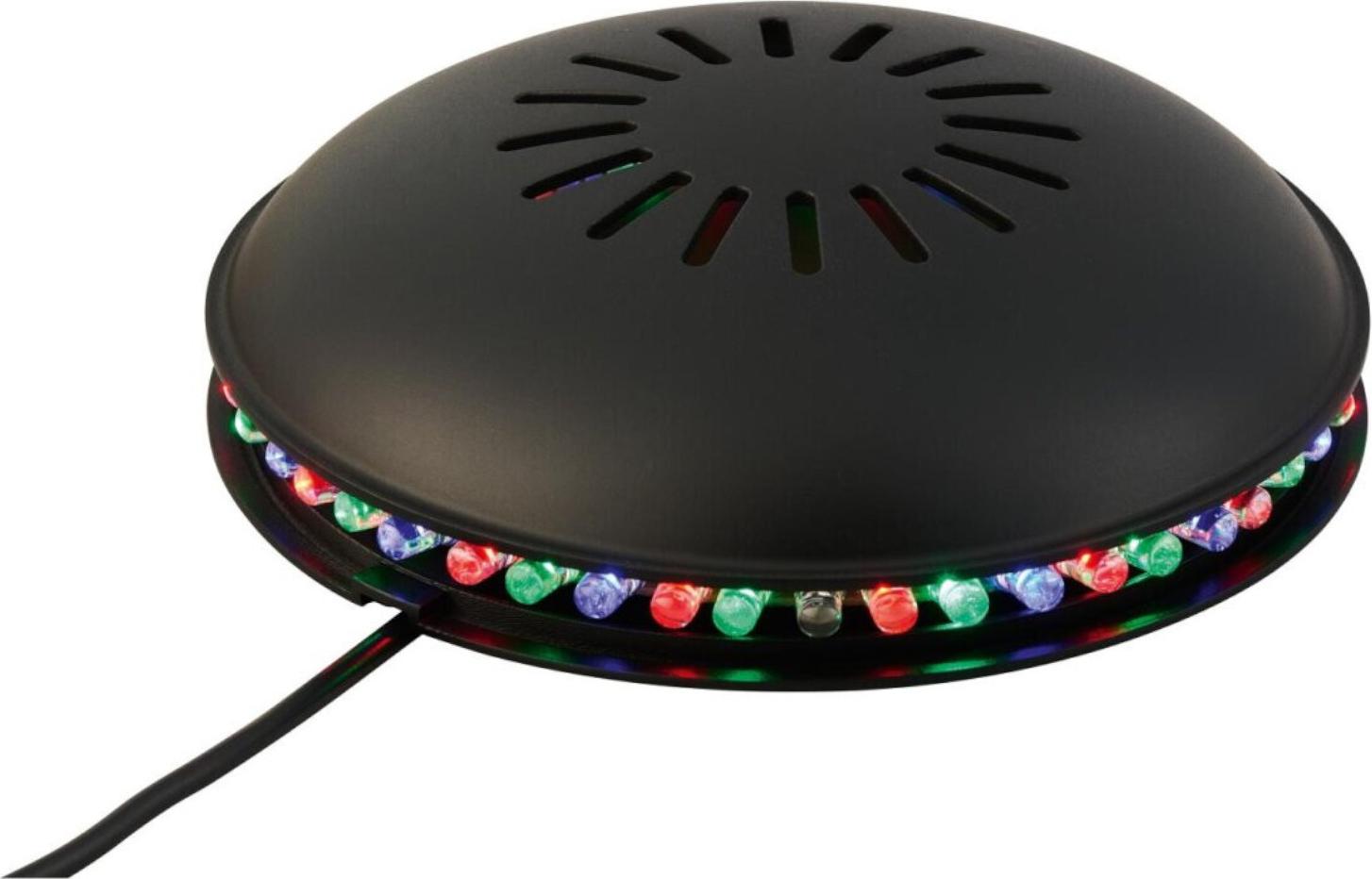 LIVARNO® Livarno LED-Lichtrad mit Soundsteuerung und 48 farbigen LEDs USB 2,8 W 459121