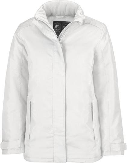 Damen Winterjacke - B&C REAL+/W - white - Größe M