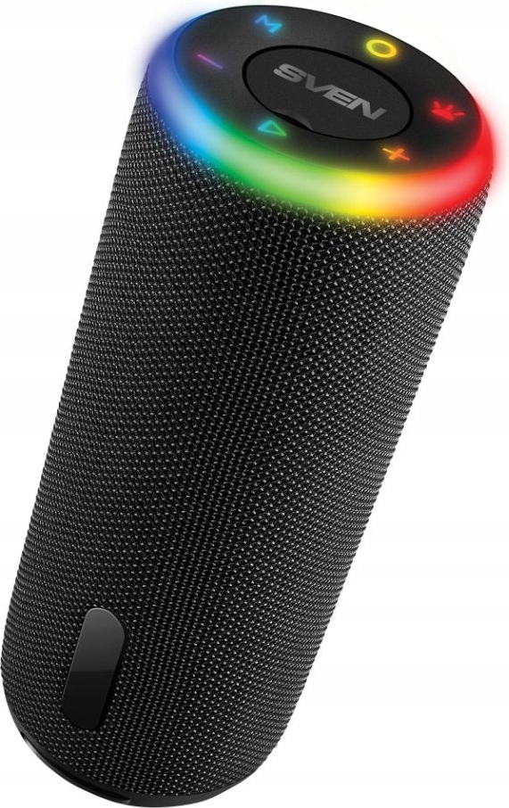 Bluetooth Lautsprecher Sven 10W Rgb Led Usb Fm Tws - Tragbar Mit Bass, Schwarz BELLA-T-1479