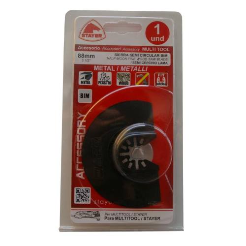 Segmentierte Halbscheibe BIM k MULTI, Ø 88 mm, STAYER