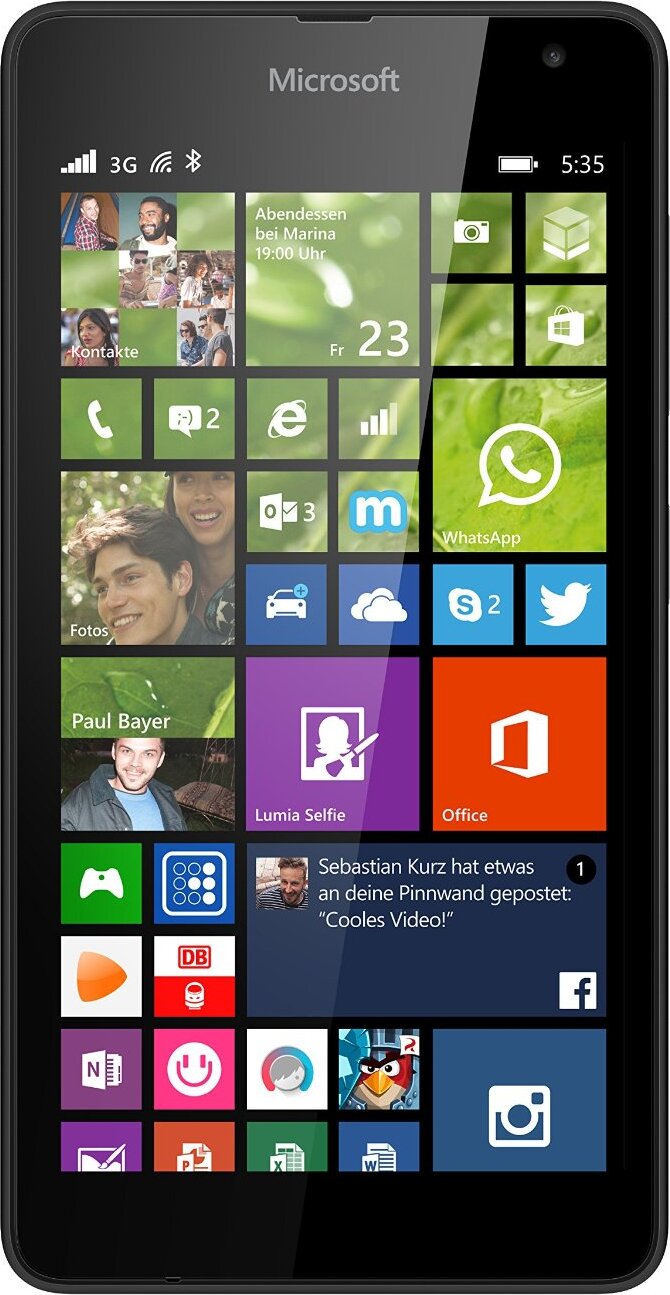 Microsoft Lumia 535 schwarz Handy