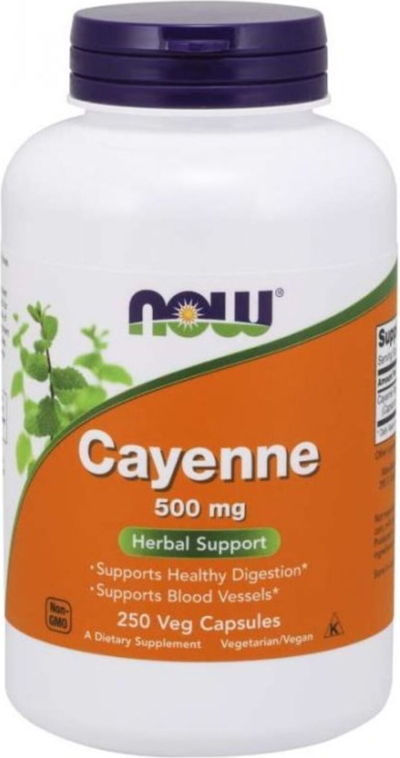 NOW Foods Sklep Now Foods - Cayenne 500 mg 250 Vcaps 4226