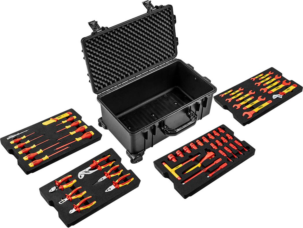 Neo Tools Elektriker Servicekoffer 52-tlg. TOP-01-311