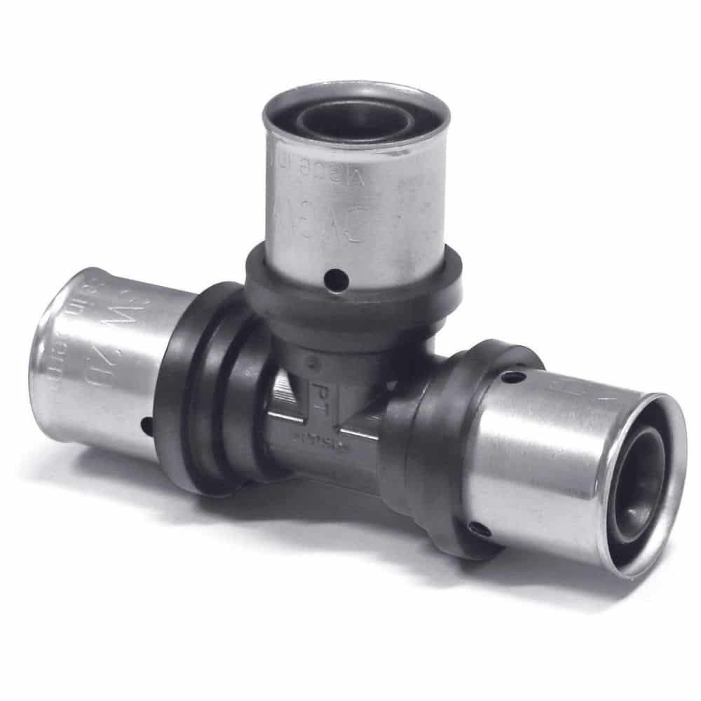 PipeTec Deutschland Pipetec PPSU Press-T-Stück allseitig 16 x 2mm für Alu Verbundrohr : 16 x 2 mm Größe: 16 x 2 mm KPFT161616