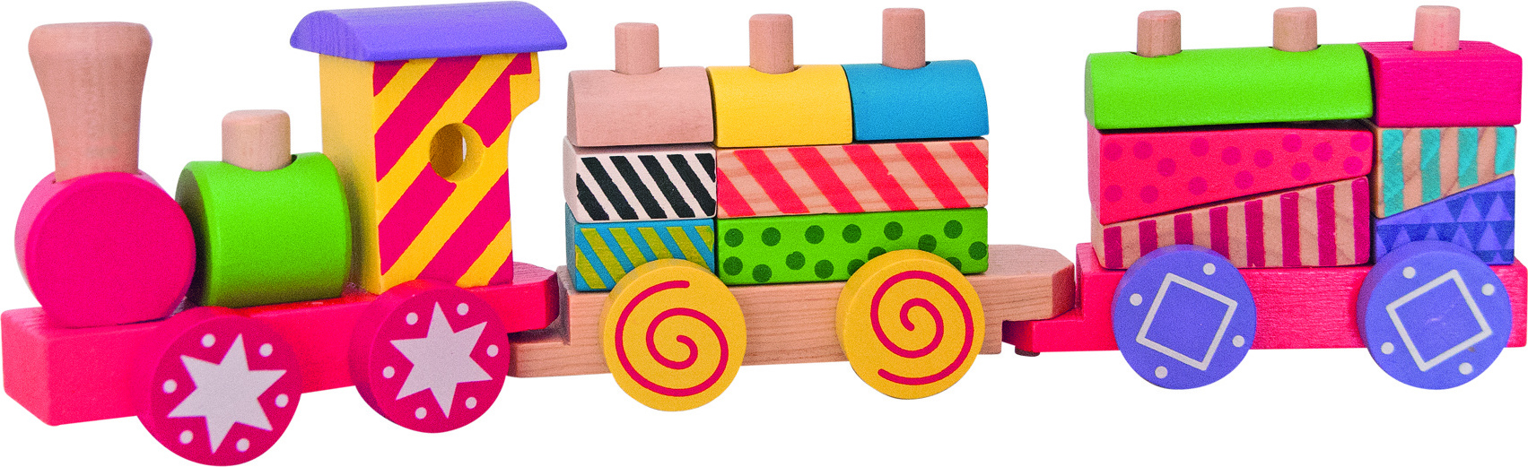 Woody Woody Stapelzug 17-tlg. 35x9 cm 91122