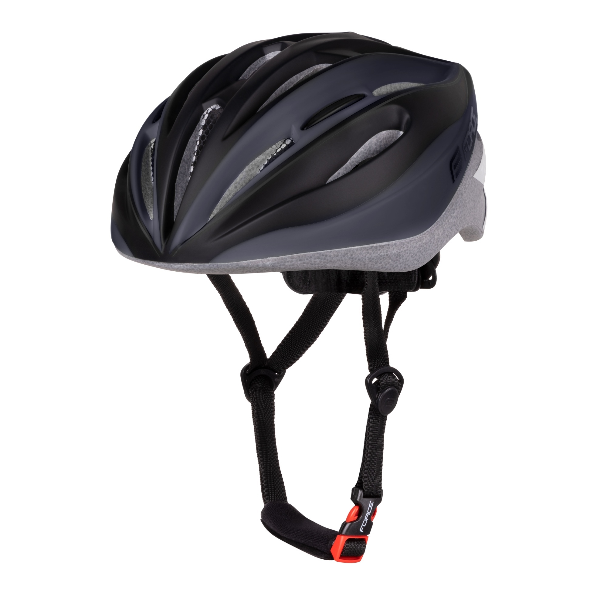 Helm FORCE TERY schwarz-grau S - M (54-58cm) 902737
