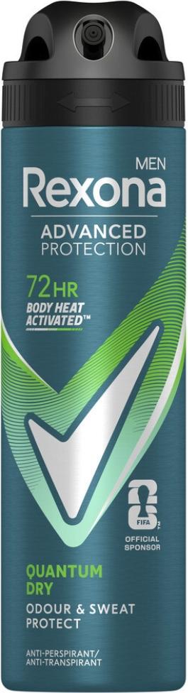 Rexona Men Deodorant Spray Advanced Protection Quantum Dry 150 ml - 1 Stück 872141