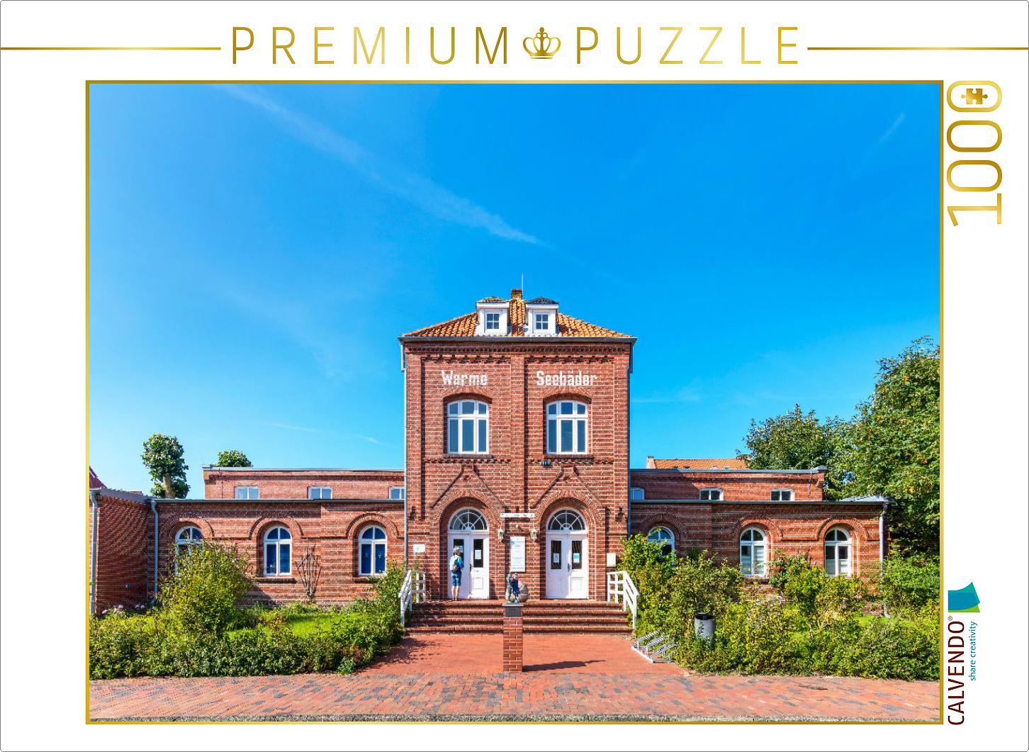 CALVENDO Puzzle Das Standesamt von Juist | 1000 Teile Lege-Größe 64x48cm Foto-Puzzle für glückliche Stunden