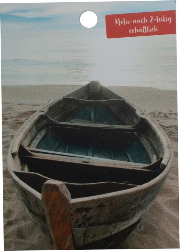 Schulte Handmuster Duschrückwand Decodesign Foto Ruderboot am Strand M98402 639