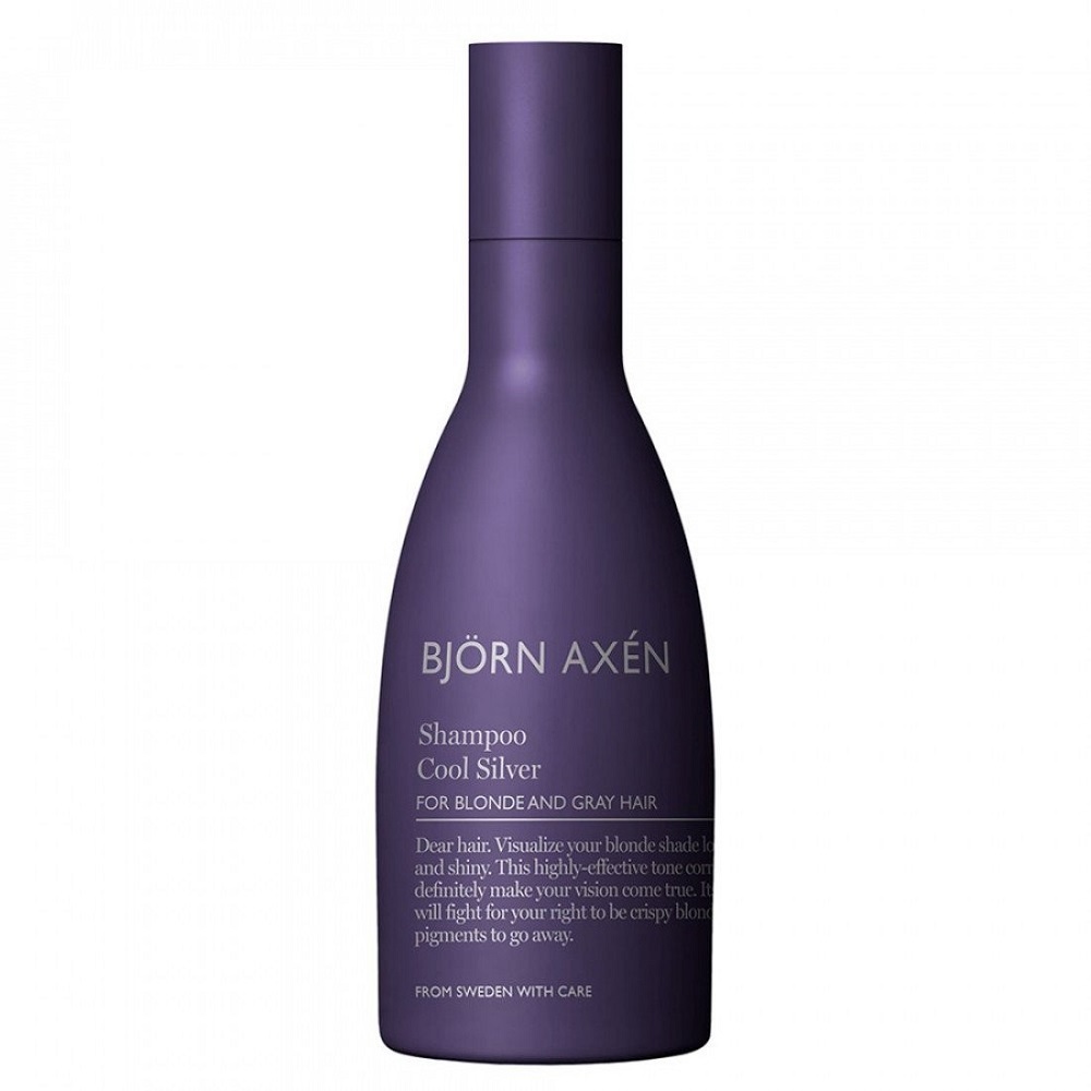 Björn Axén Chladiaci šampón Cool Silver, redukcia medených tónov pre blond a sivé vlasy, 250ml
