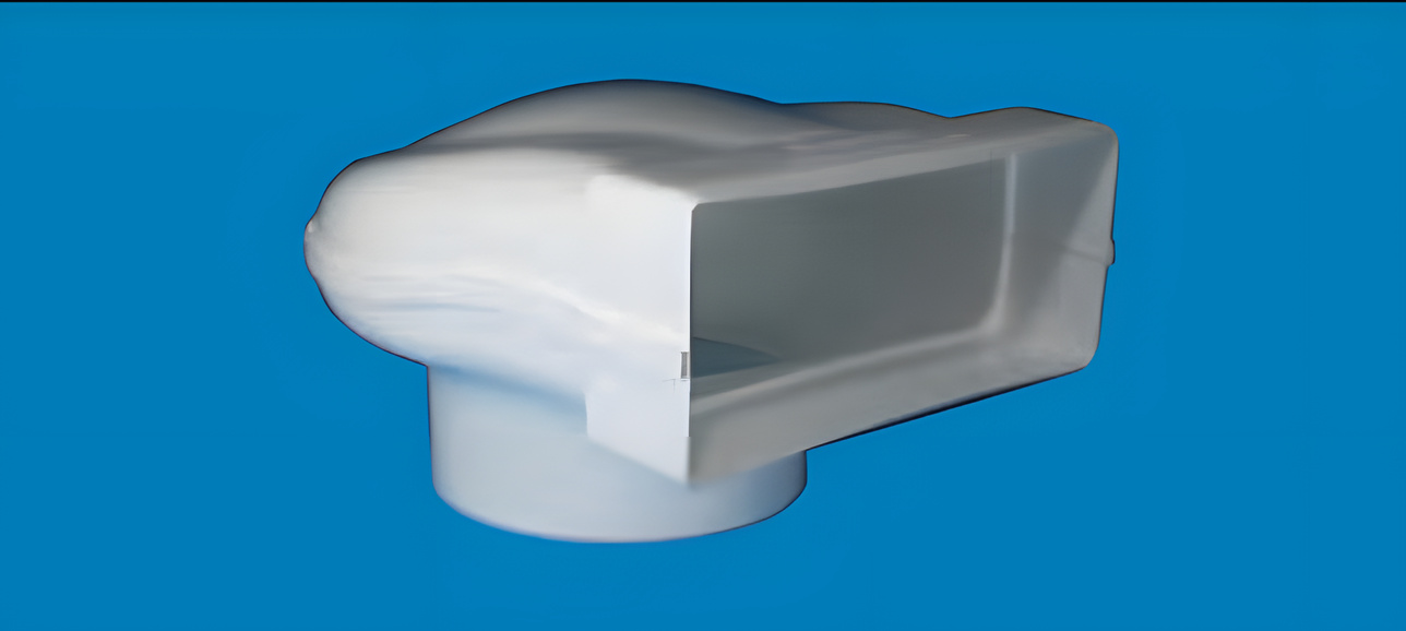 Sagemüller & Rohrer OptimAIRo Umlenkstück ProGuide 150er Flachkanal Lüftungsrohr Dunstabzug 50313 NEW-8219