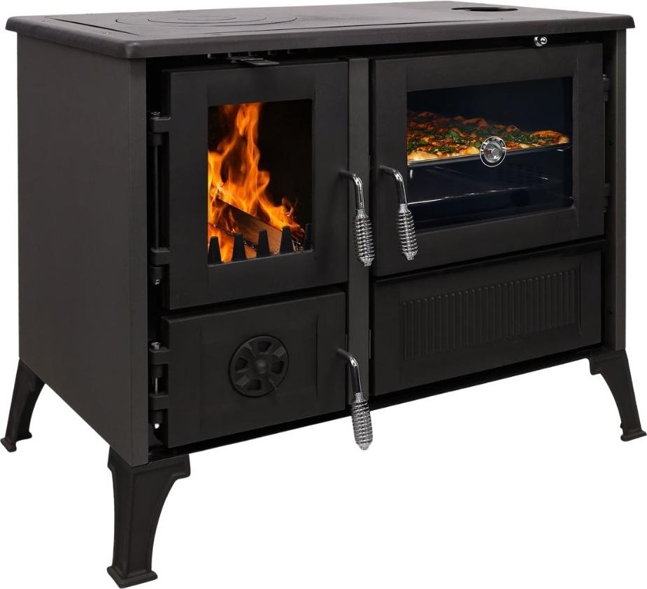 365 Küchenherd Cook Smart schwarz emailliert 8 kW Gusseisen A+