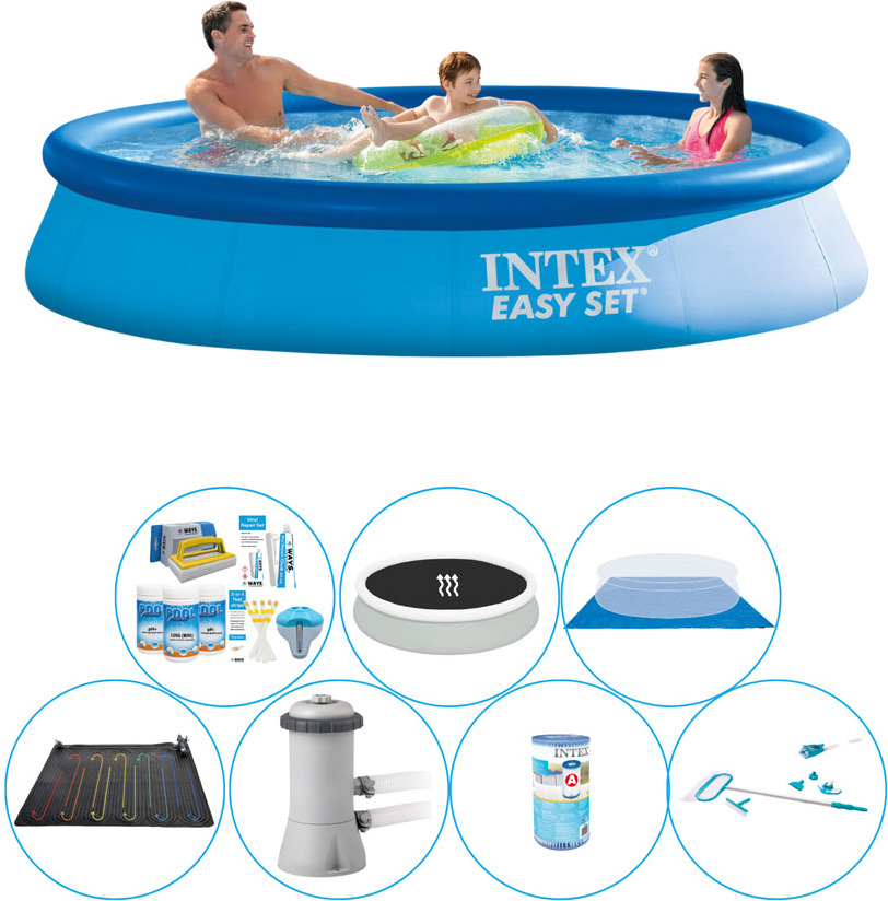 Intex Easy Set Rund 366x76 cm - Bazénová súprava všetko v 1
